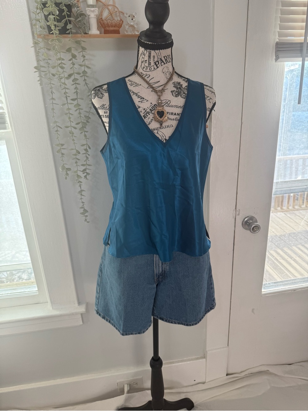 Victoria's Secret vintage satin top 1980s size S